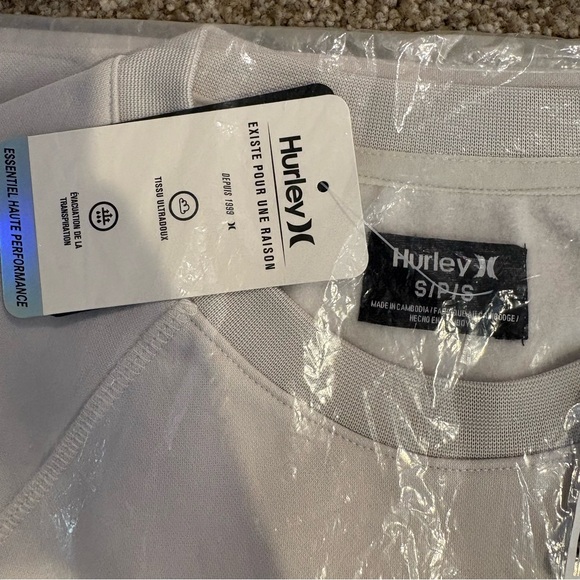 NWT Hurley Exist Icon Logo Raglan Crewneck | Size: Small - Picture 6 of 7